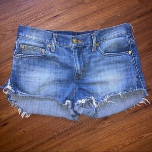 Levi’s Distressed Denim Shorts